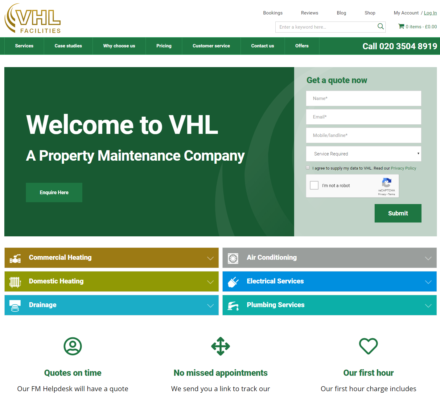 village heating ltd london plumbers Nvisage clients